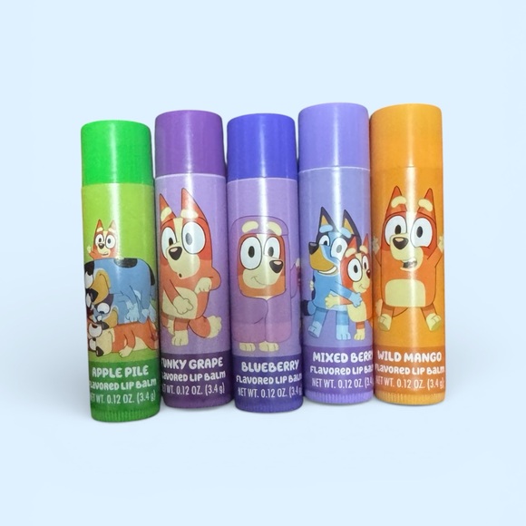 Bluey and Bingo Bundle- 4 Plush Keychains and 5 Chapstick - Picture 3 of 4